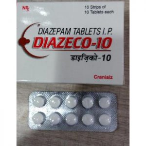 Buy Diazeco 10 mg Diazepam Cranial 10 Tablets